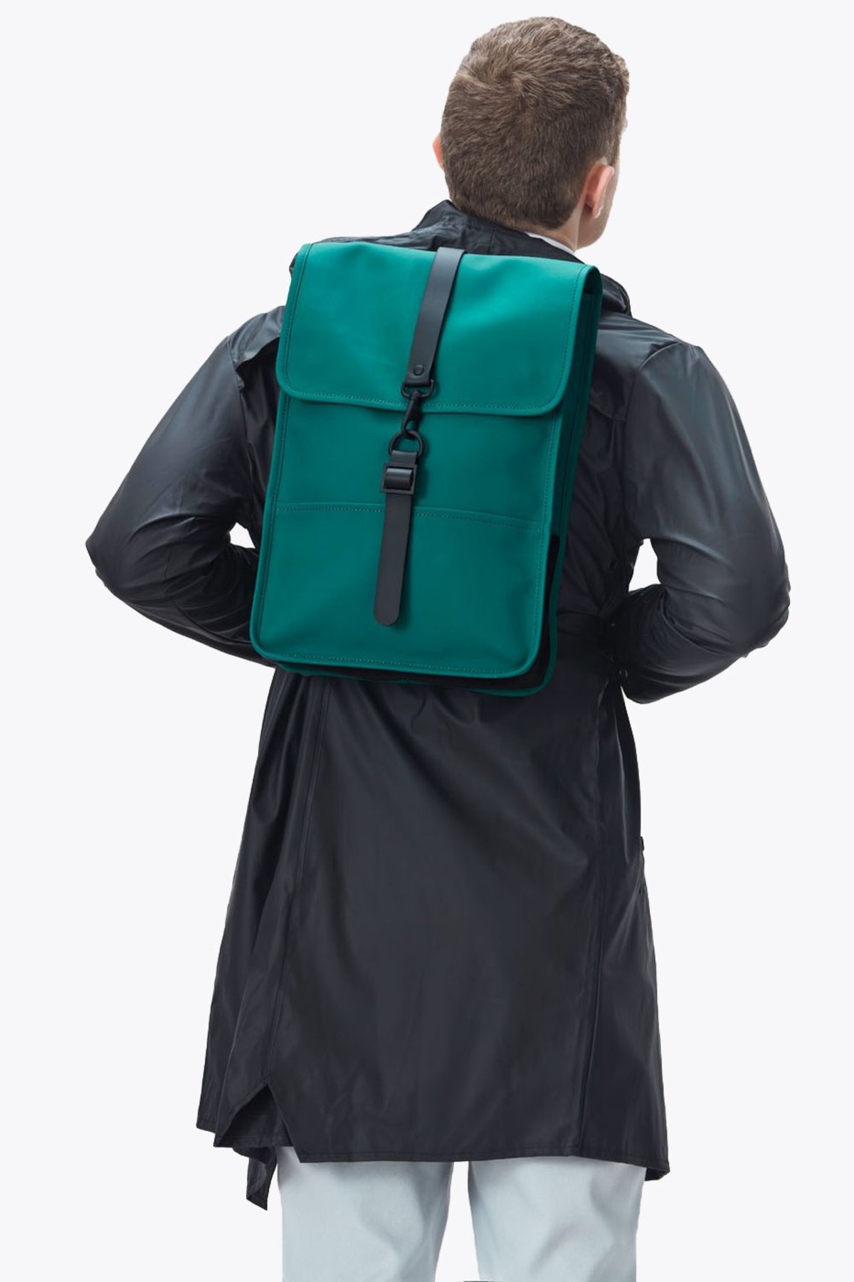 dark teal backpack