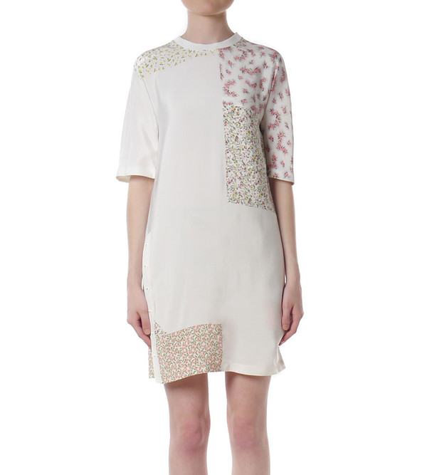 3.1 Phillip Lim T-Shirt Dress with Twisted Placket 3.1 Phillip Lim T-Shirt Dress with Twisted Placket