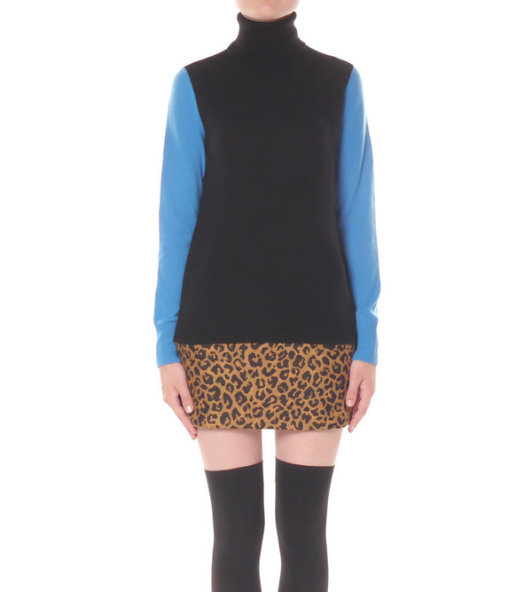 Equipment Ario Turtleneck Colorblock Sweater Equipment Ario Turtleneck Colorblock Sweater