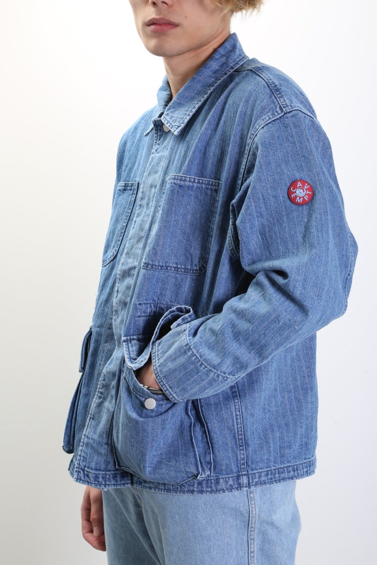 cav empt denim shirt