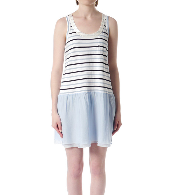 Sacai Luck Striped Tank Dress Sacai Luck Striped Tank Dress