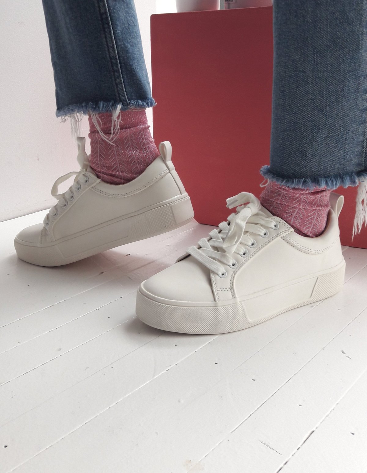 matt and nat white sneakers