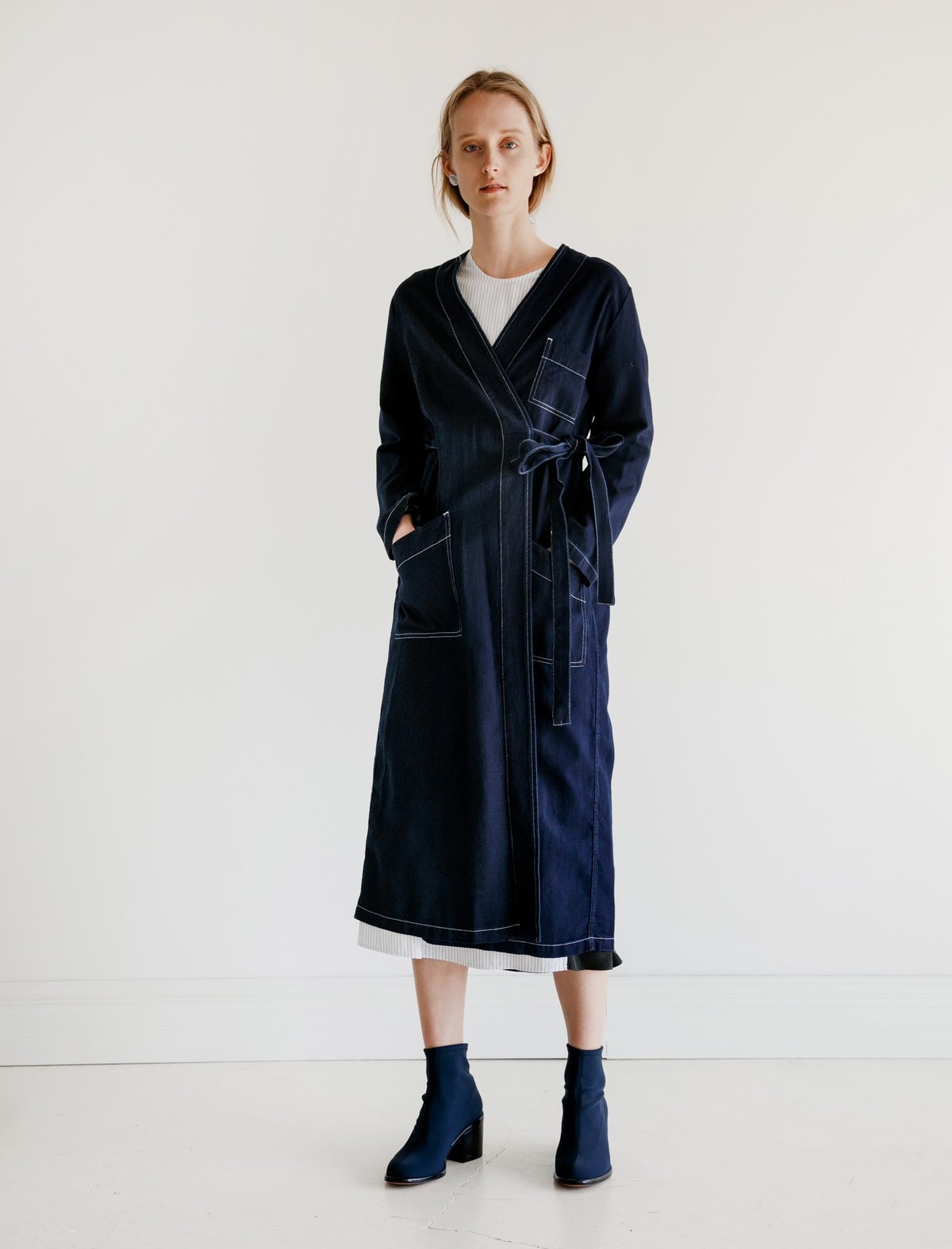 MM6 by Maison Margiela Denim Lab Coat 