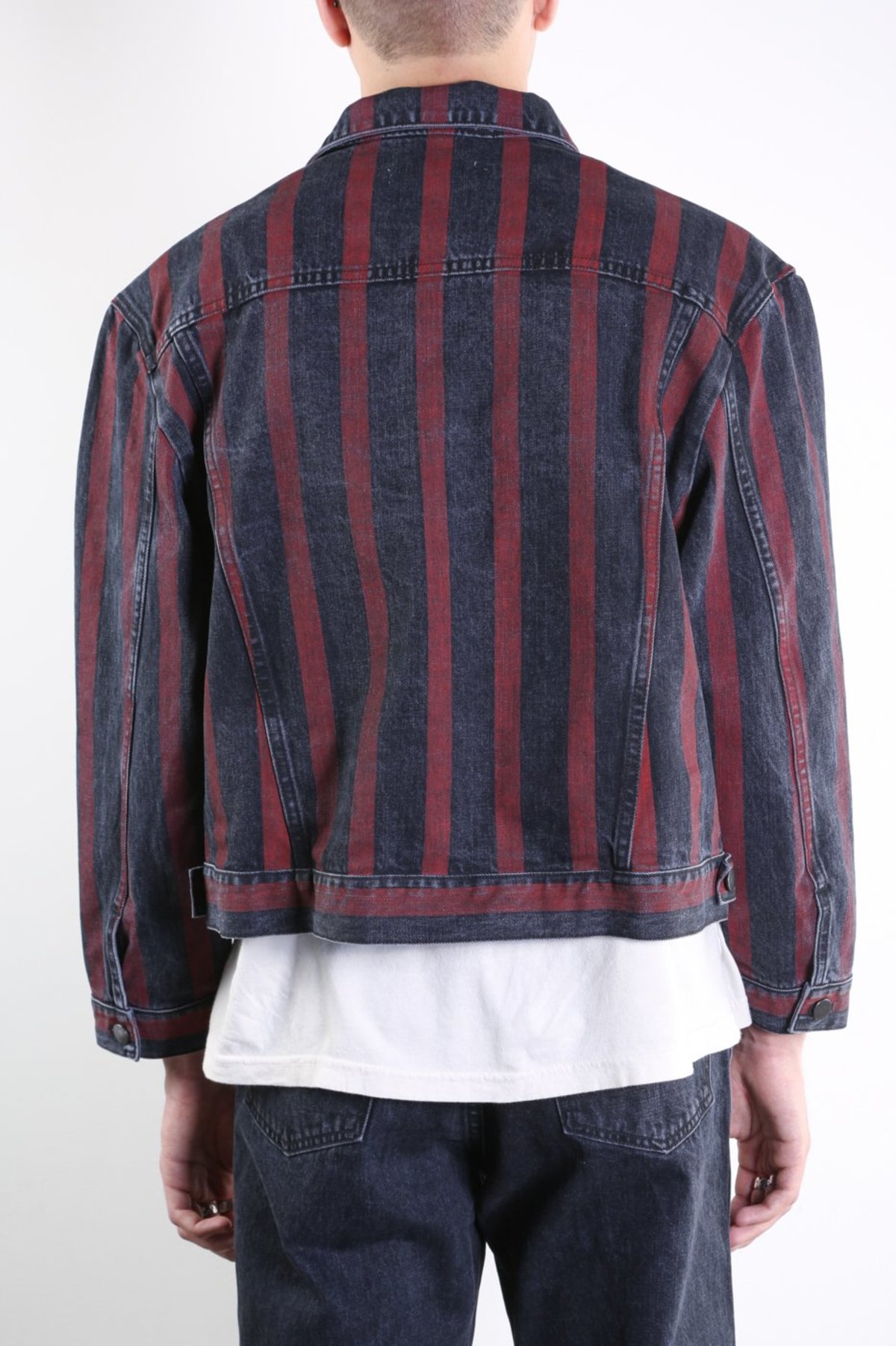 Striped Denim Jacket | Garmentory