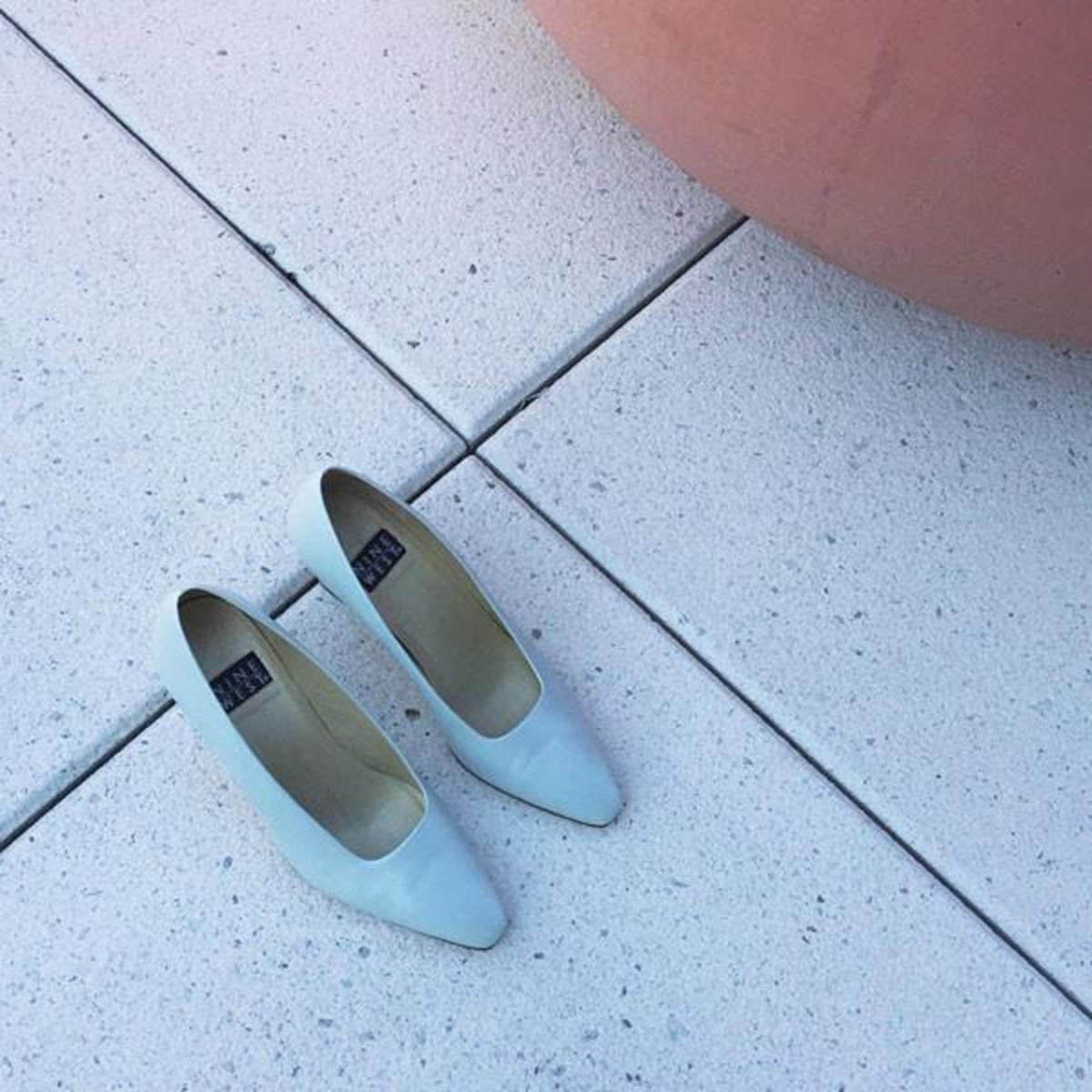 Kaleidos Vintage Nine West Pumps Powder Blue Garmentory