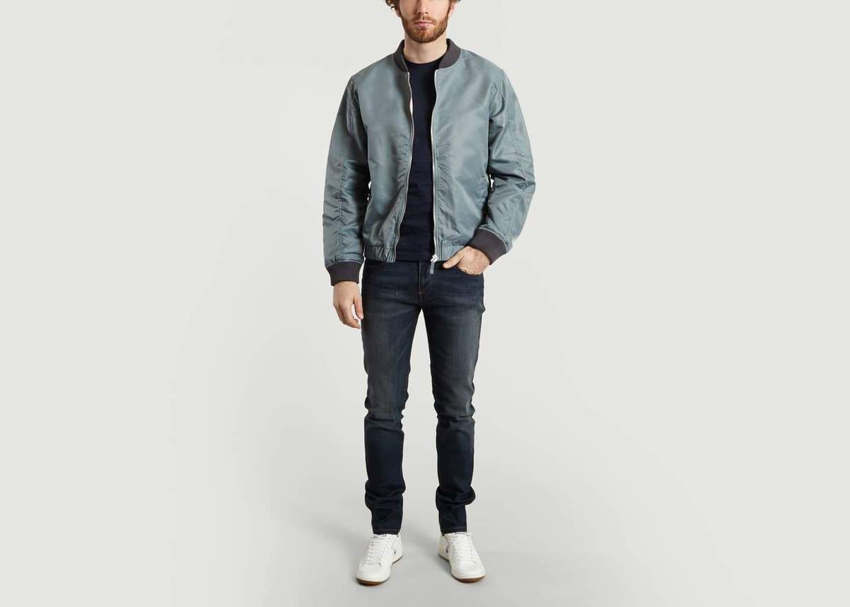 bomber jacket with suit