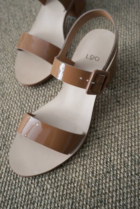platform glass heels