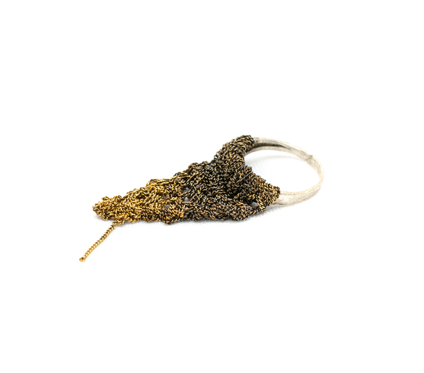 Arielle de Pinto Triangle Flag Ring | Gold Gradient Arielle de Pinto Triangle Flag Ring | Gold Gradient