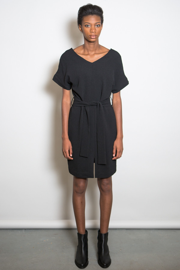 Belted Front Slit Dress // more colors Belted Front Slit Dress // more colors