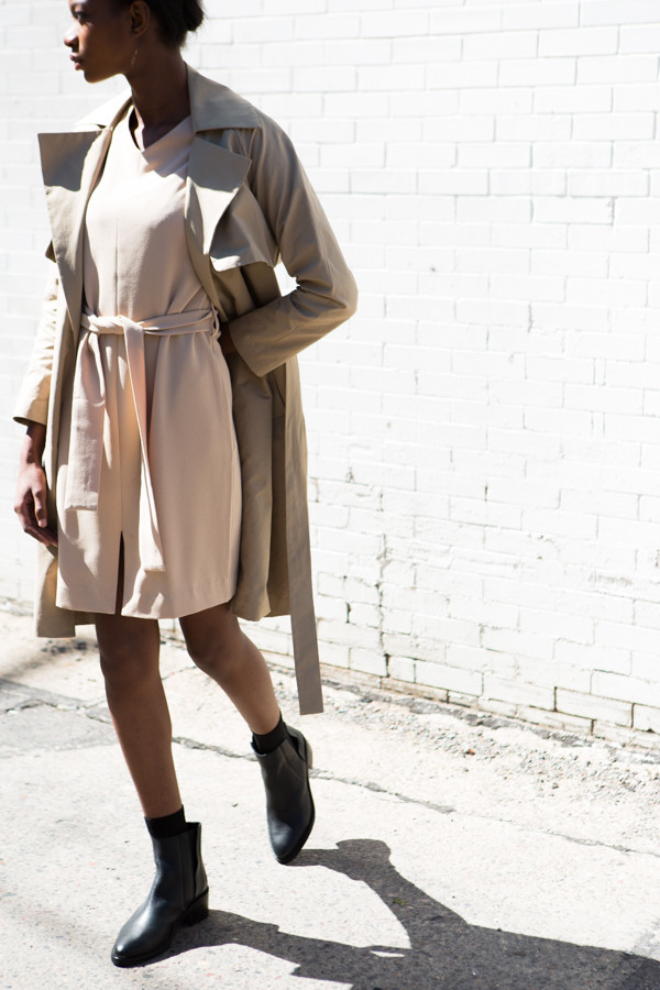 Belted Front Slit Dress // more colors Belted Front Slit Dress // more colors
