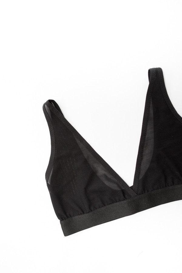 Land Of Women Mesh Deep V Bra Land Of Women Mesh Deep V Bra