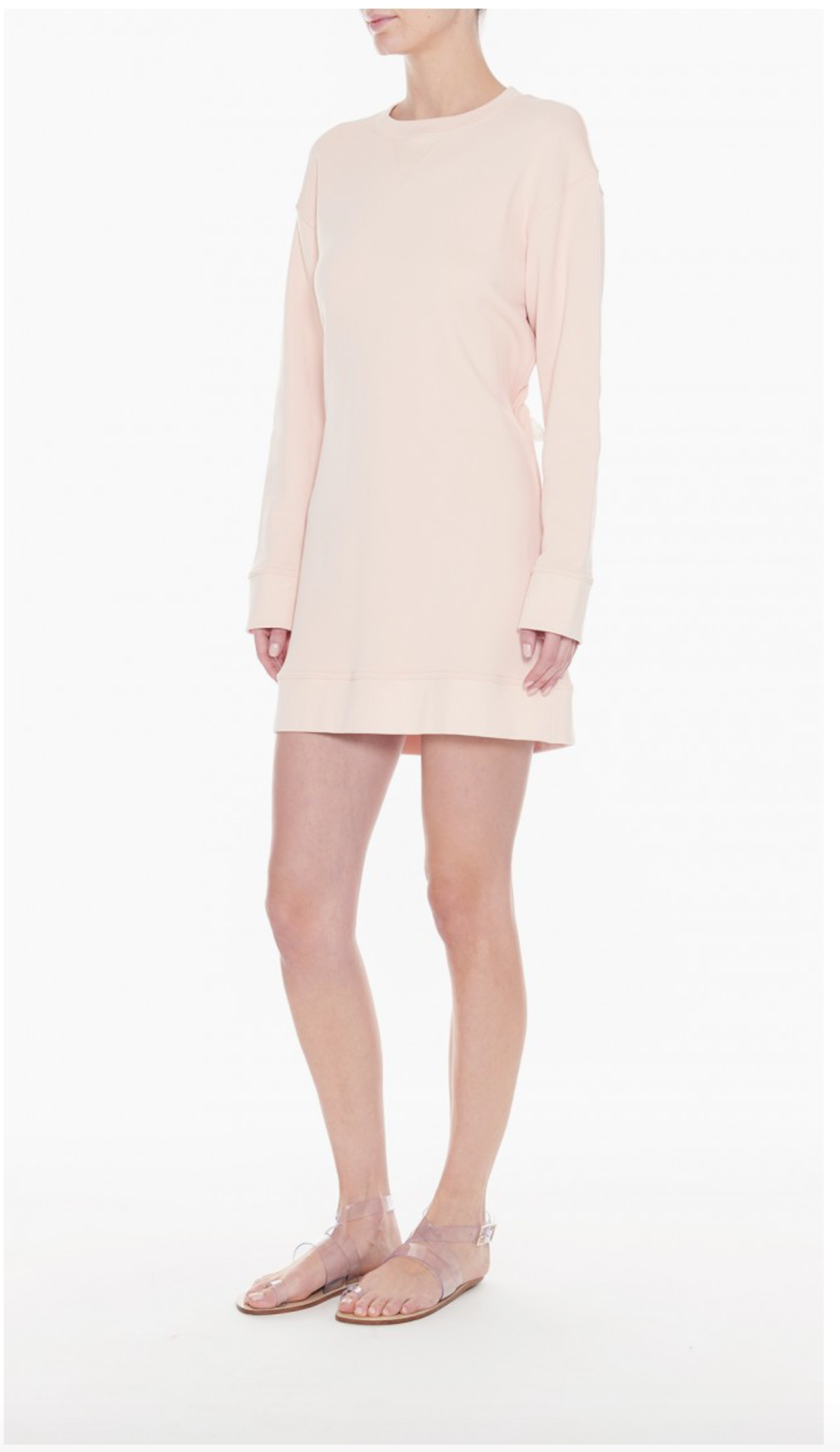 Tibi Open Back Sweatshirt Dress Best 
