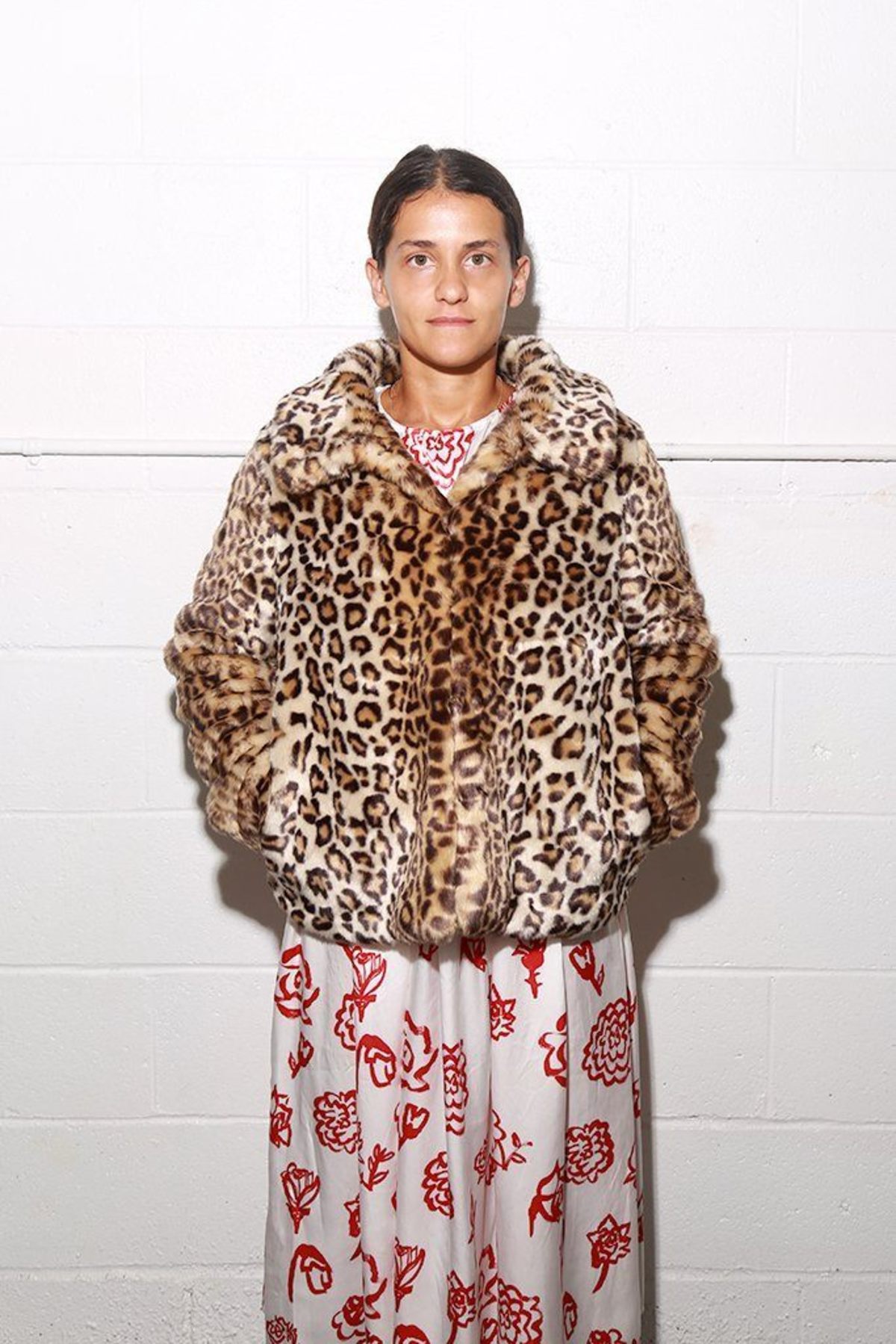 shrimps leopard jacket