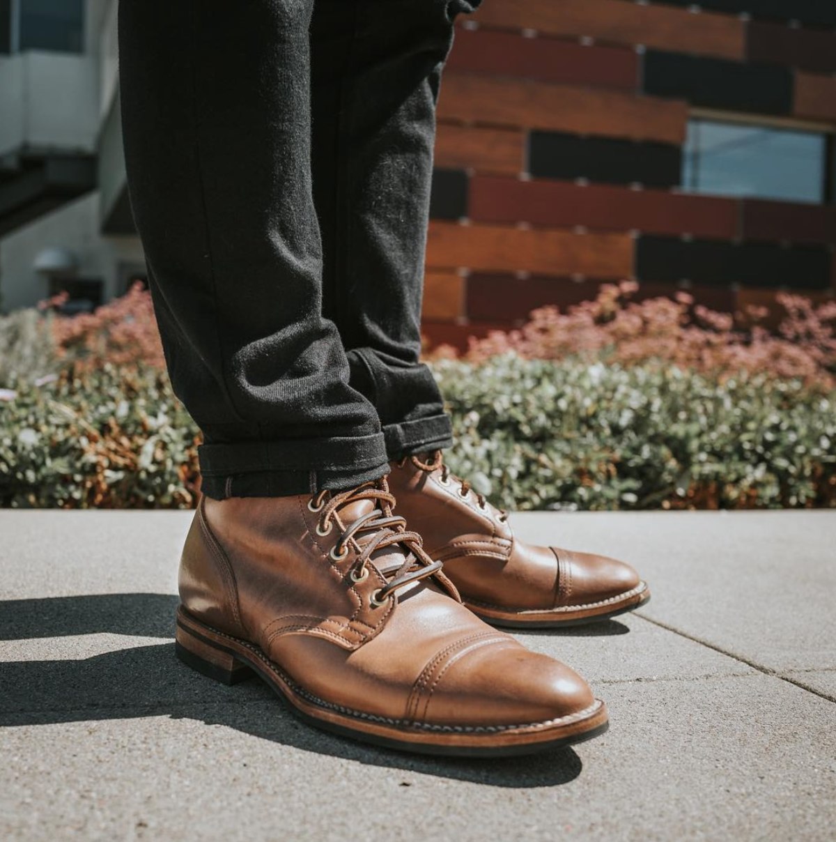 viberg cap toe service boot
