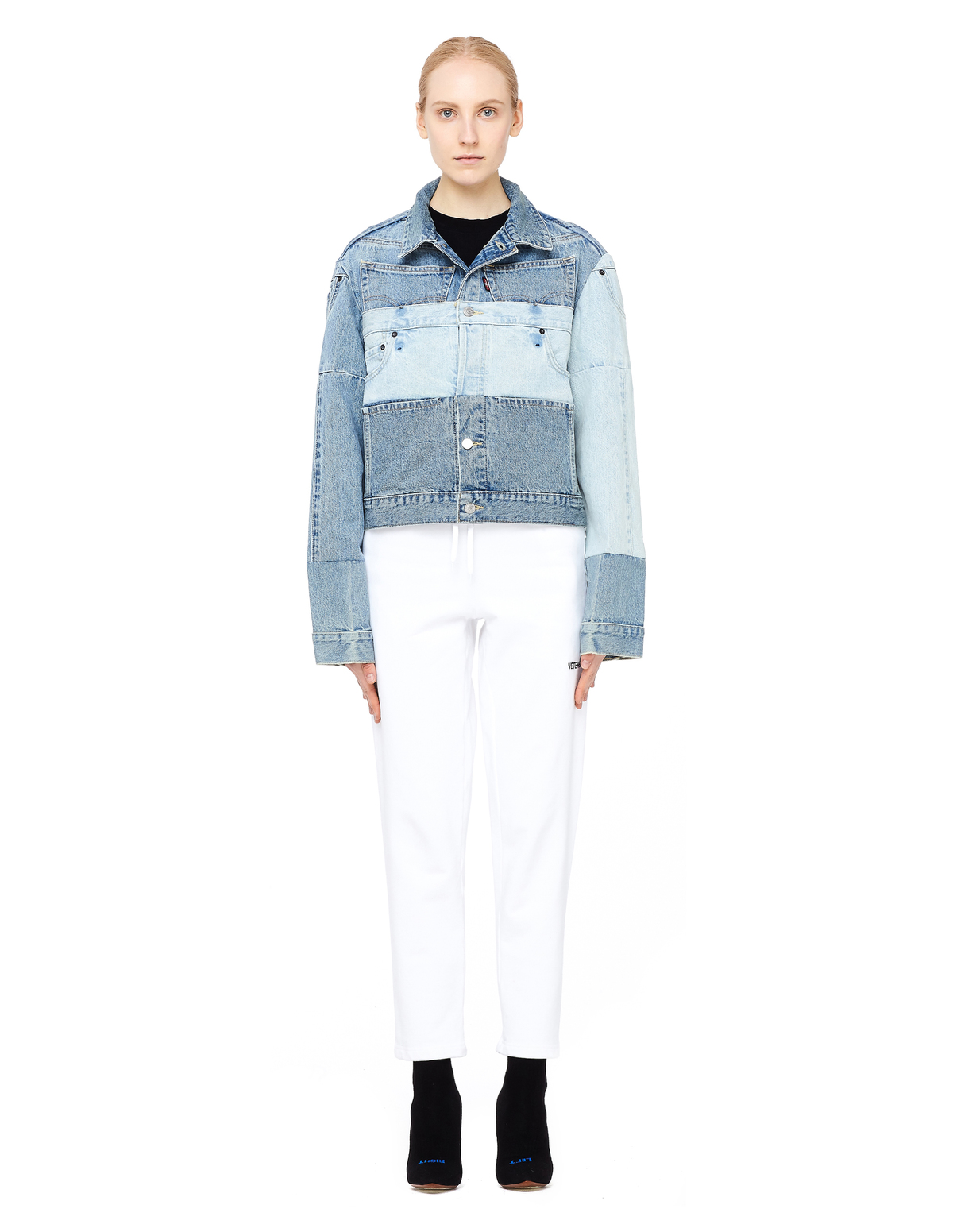 reworked denim jacket