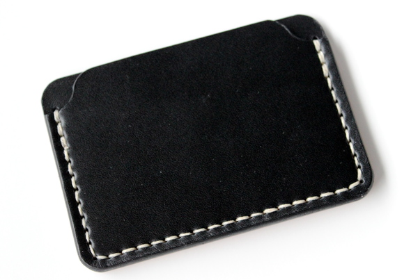 DW Leatherworks Card Wallet - Black/Tan DW Leatherworks Card Wallet - Black/Tan