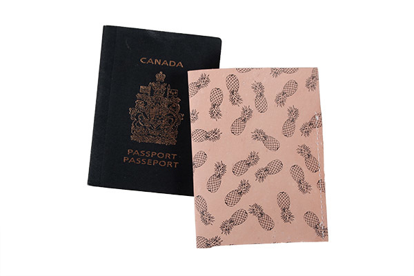 Union Wood Co. Passport Holder - Pineapple Union Wood Co. Passport Holder - Pineapple