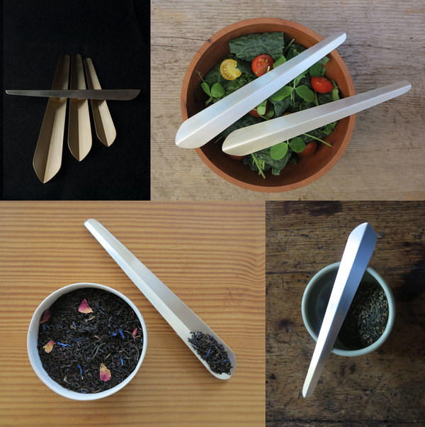 Cumulus Project Salad Servers - Copper / Brass Cumulus Project Salad Servers - Copper / Brass