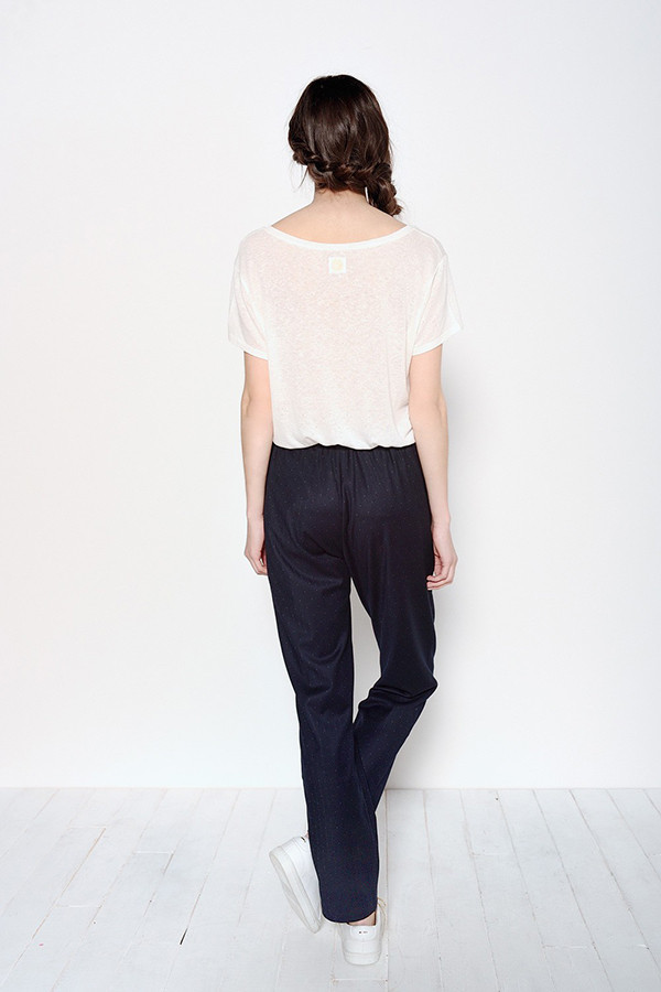 DES PETITS HAUTS GABY NAVY TROUSERS DES PETITS HAUTS GABY NAVY TROUSERS