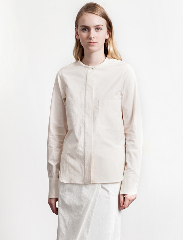 Lemaire Fitted Shirt Butter Lemaire Fitted Shirt Butter