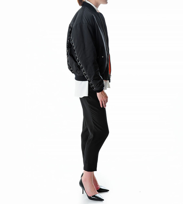 G.V.G.V. Lace Up Bomber Jacket G.V.G.V. Lace Up Bomber Jacket