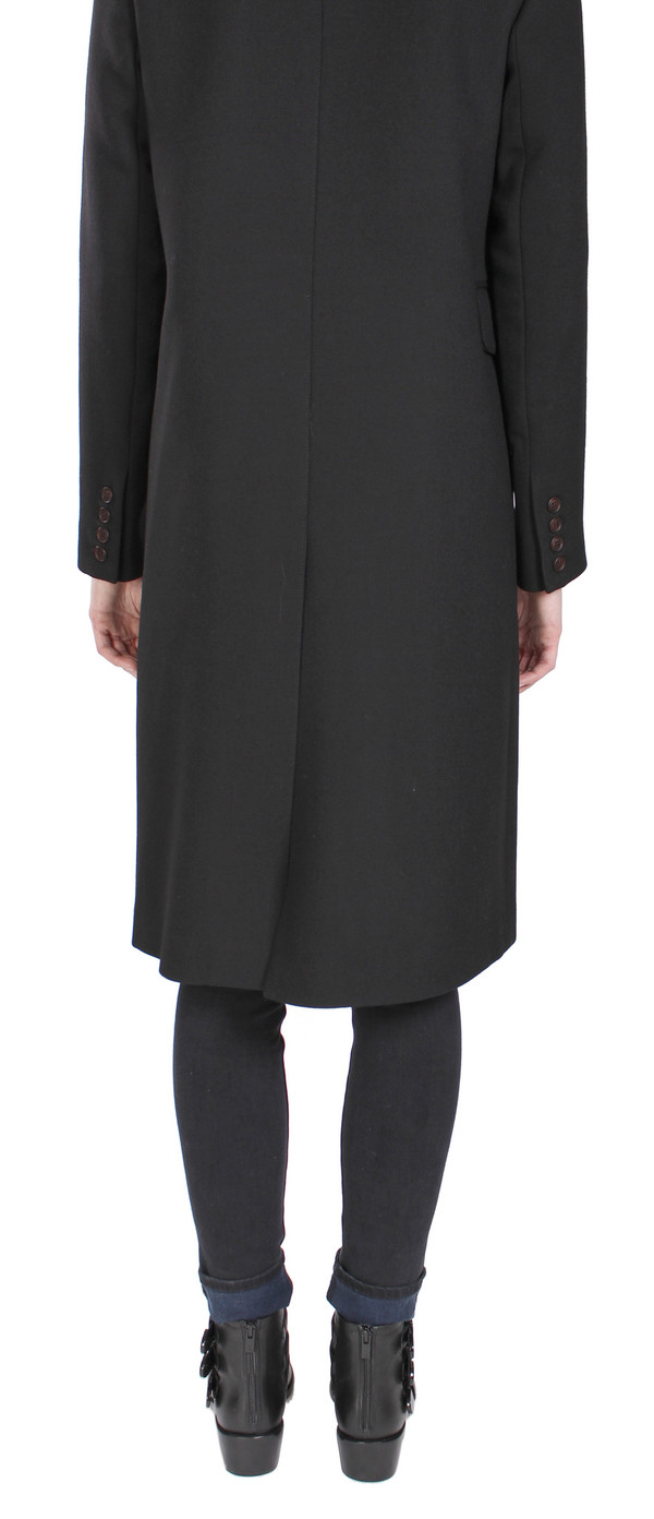 Smythe Tailored Coat with Removable Faux Fur Smythe Tailored Coat with Removable Faux Fur
