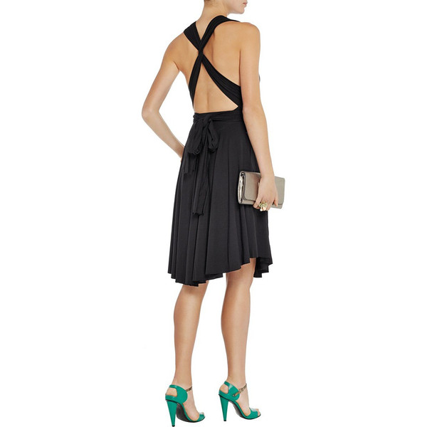 Black infinity convertible jersey dress Black infinity convertible jersey dress