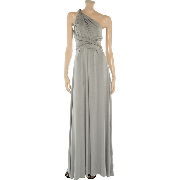 Stone floor length infinity dress Stone floor length infinity dress