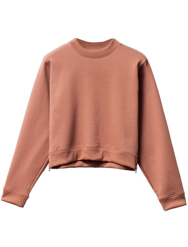 Acne Studios Bird Fleece Sweatshirt | Dusty Pink Acne Studios Bird Fleece Sweatshirt | Dusty Pink