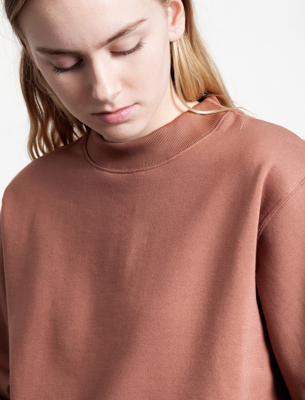 Acne Studios Bird Fleece Sweatshirt | Dusty Pink Acne Studios Bird Fleece Sweatshirt | Dusty Pink