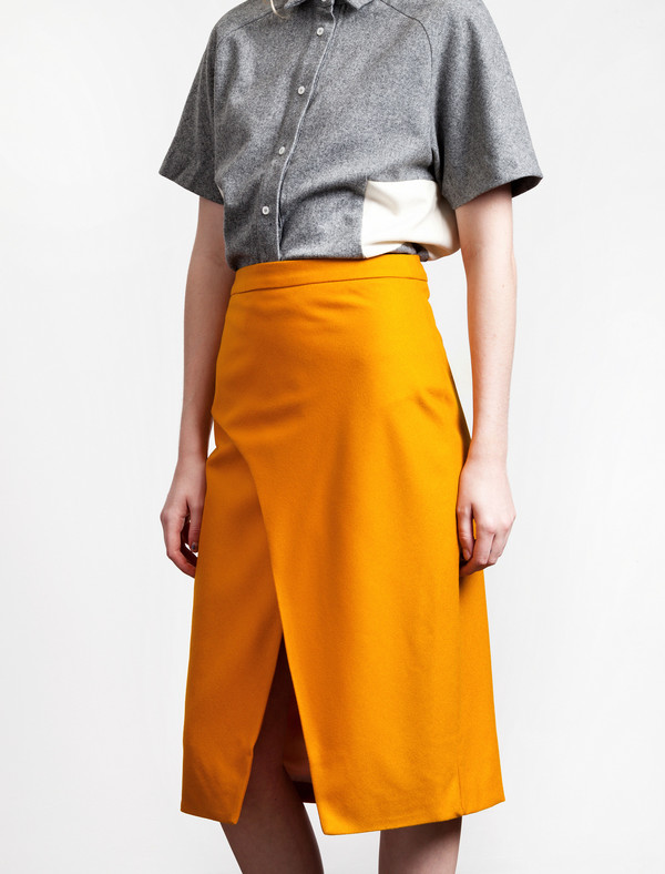 Etienne Deroeux Victoire Long Skirt Orange Etienne Deroeux Victoire Long Skirt Orange