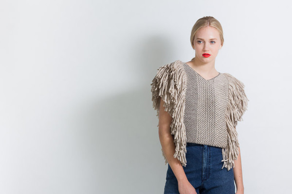 RACHEL COMEY FRINGE CROPPED VEST RACHEL COMEY FRINGE CROPPED VEST