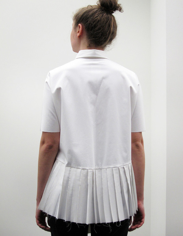 Alexa Stark Top w/Rear Pleats Alexa Stark Top w/Rear Pleats