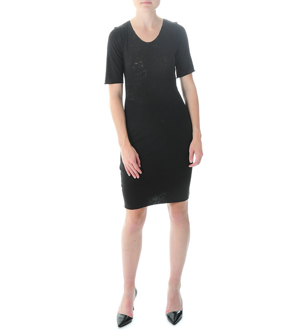 Raquel Allegra Short Sleeve Fitted Tee Dress Raquel Allegra Short Sleeve Fitted Tee Dress