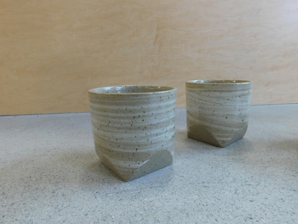 Kotobuki Set of 4 Faceted Tea Cups Kotobuki Set of 4 Faceted Tea Cups