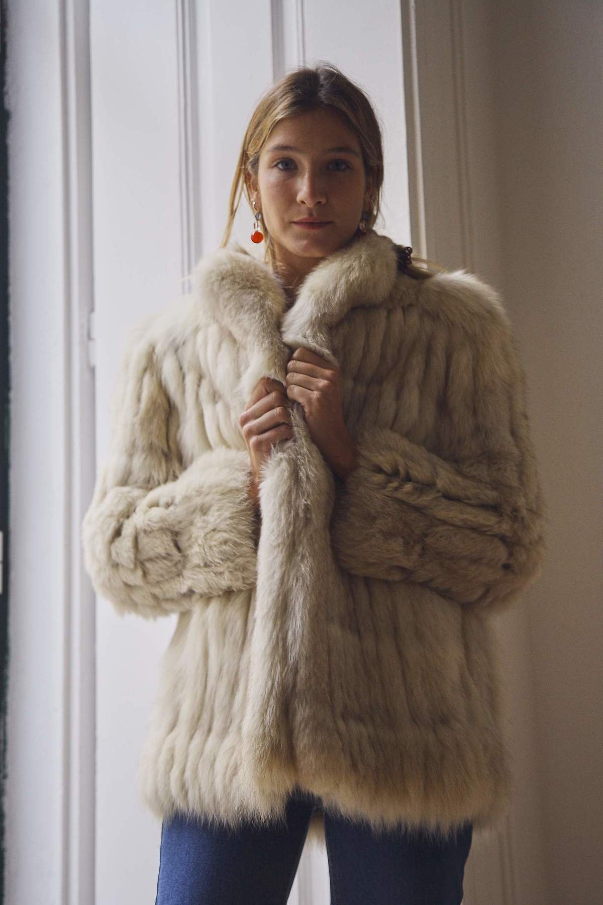 silver fox fur coat value