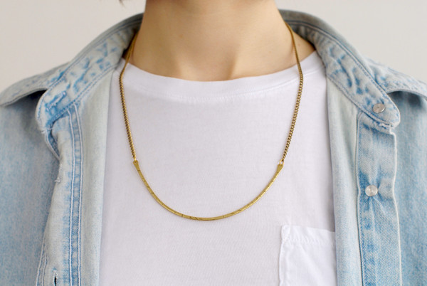 STONE DROP NECKLACE STONE DROP NECKLACE