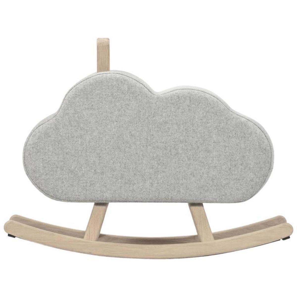 grey rocking horse
