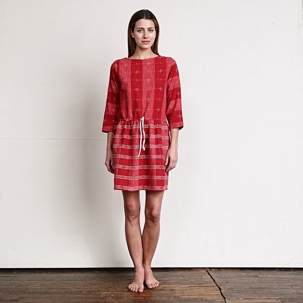 ACE & JIG LAKE DRESS - CARDINAL ACE & JIG LAKE DRESS - CARDINAL