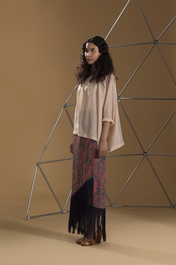 Carleen Fringe Wrap Skirt Carleen Fringe Wrap Skirt