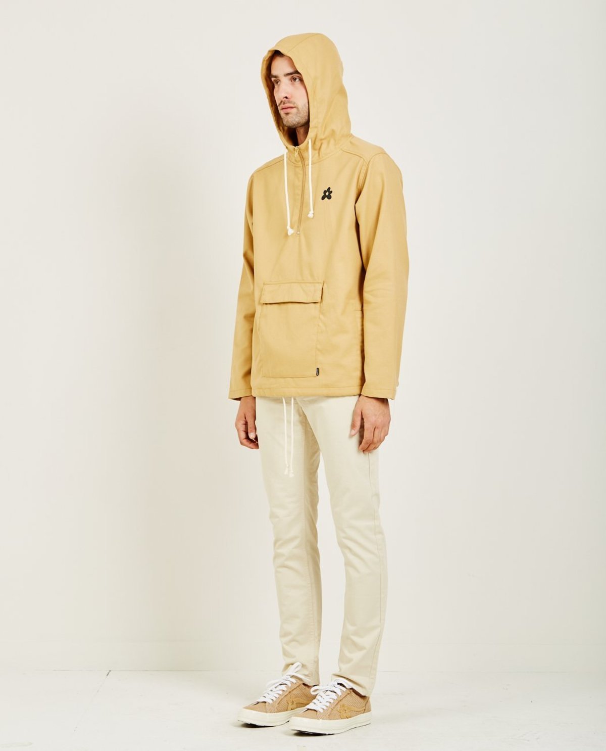 converse x golf le fleur anorak curry