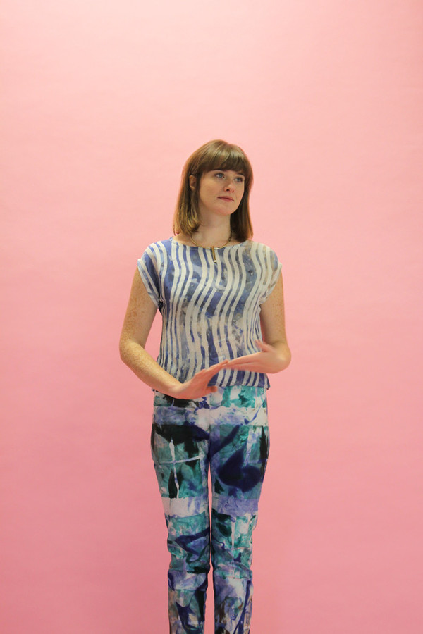 Osei-Duro Maena Shell Top in Waves Osei-Duro Maena Shell Top in Waves