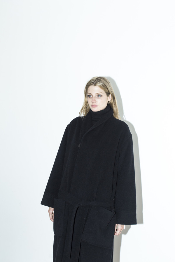 Assembly New York Black Robe Coat Assembly New York Black Robe Coat