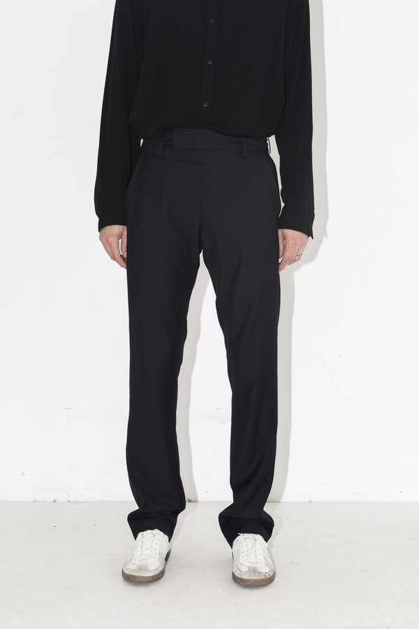 Men's Assembly New York Navy Cotton Elastic Pant Men's Assembly New York Navy Cotton Elastic Pant