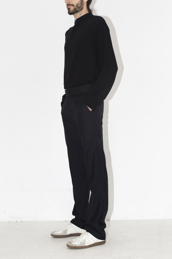 Men's Assembly New York Navy Cotton Elastic Pant Men's Assembly New York Navy Cotton Elastic Pant