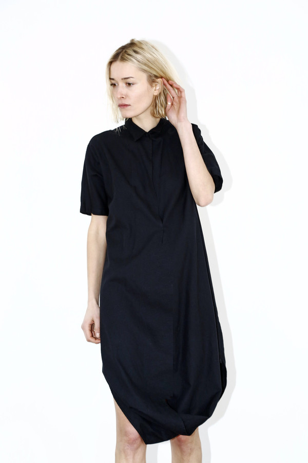 Assembly New York Black Cotton Twist Dress Assembly New York Black Cotton Twist Dress