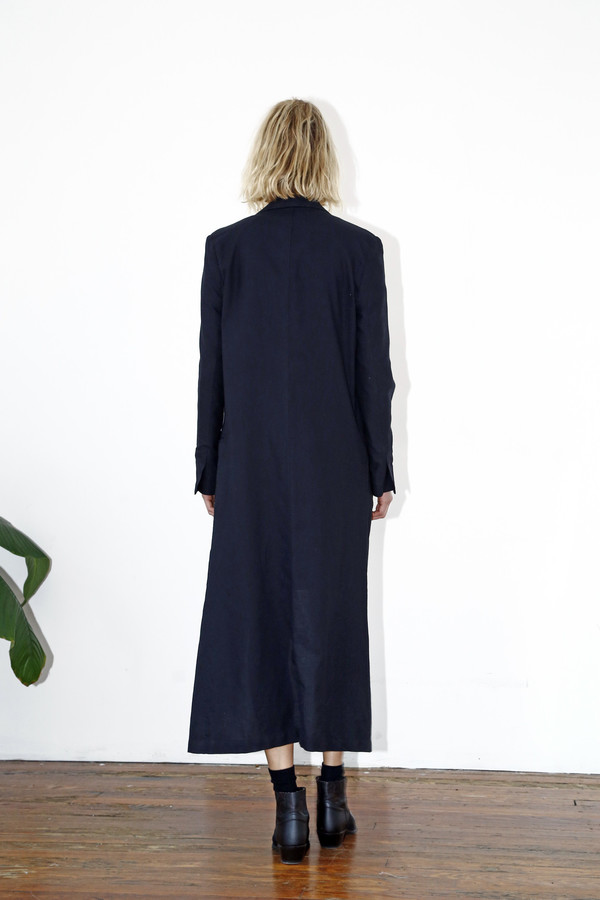 Black Long Collar Coat Black Long Collar Coat