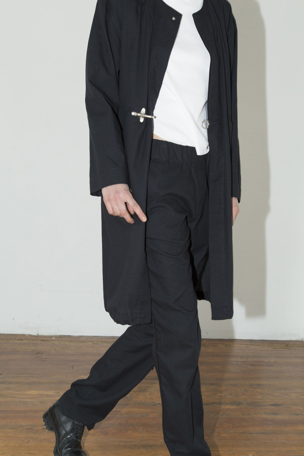 Assembly New York Black No Hood Parka Assembly New York Black No Hood Parka