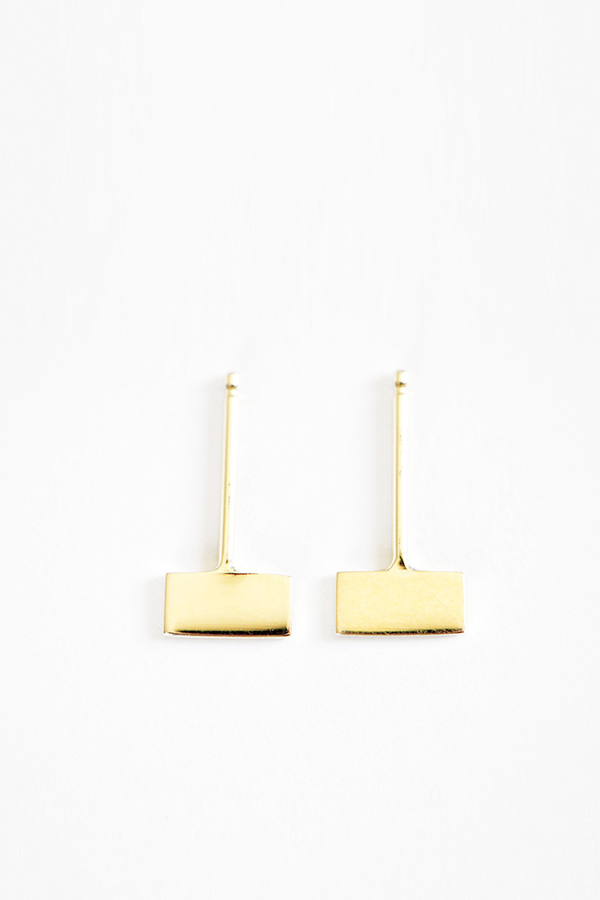 Kristen Elspeth Gold Blade Studs Kristen Elspeth Gold Blade Studs