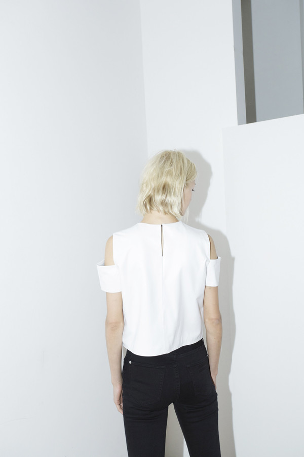 Markoo White Kasha Top Markoo White Kasha Top
